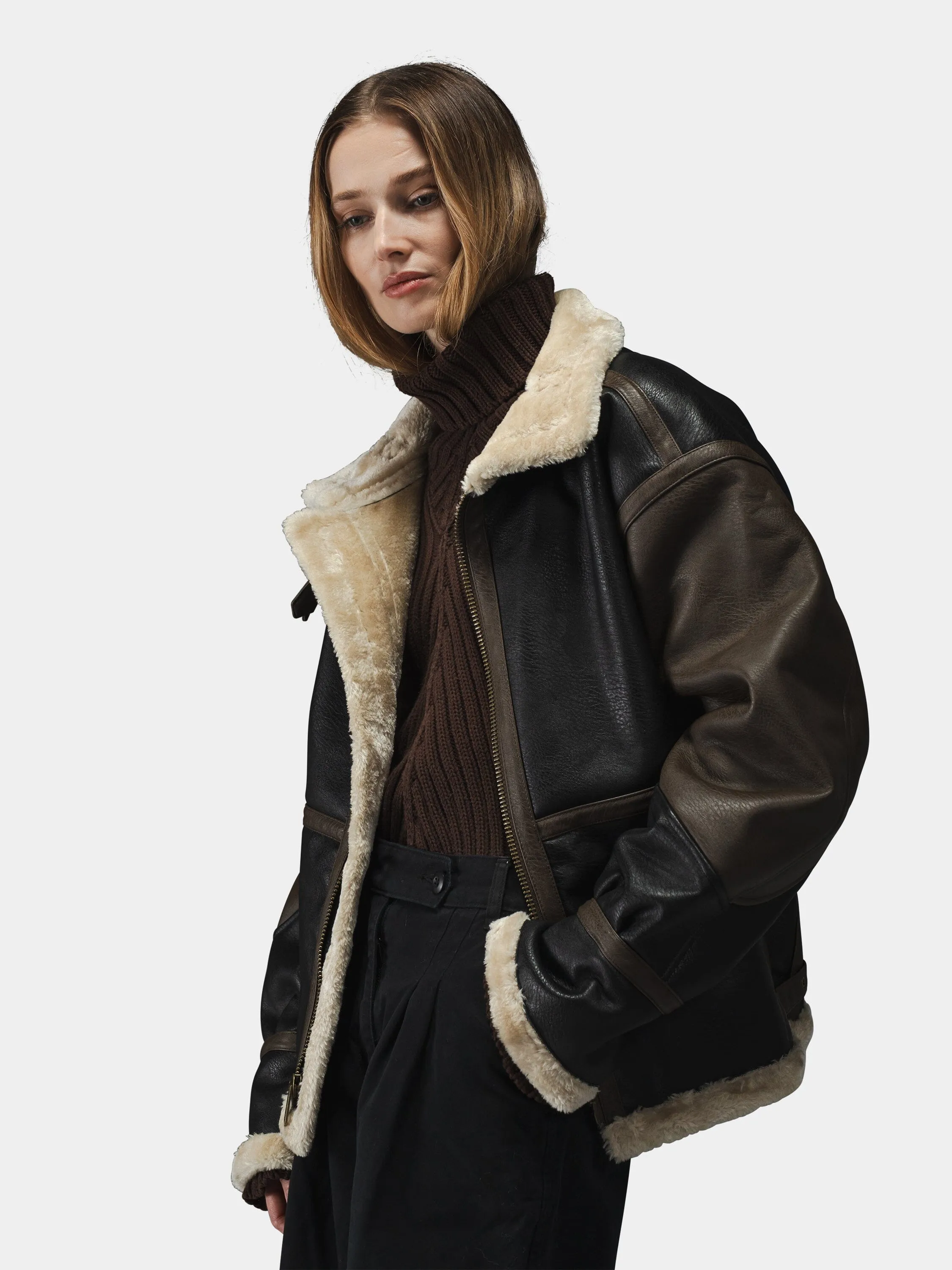 FAUX LEATHER B-3 MOD JACKET sold by Alpha Industries product image thumbnail 3