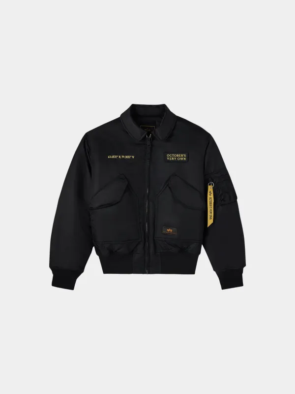 OVO x ALPHA CWU 45/P BOMBER JACKET sold by Alpha Industries