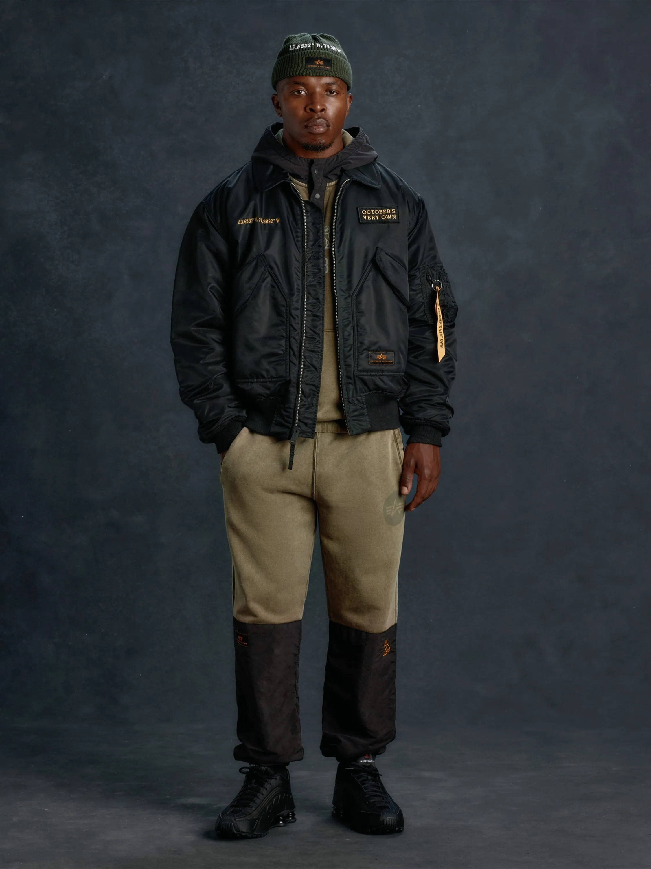 OVO x ALPHA CWU 45/P BOMBER JACKET sold by Alpha Industries product image thumbnail 3