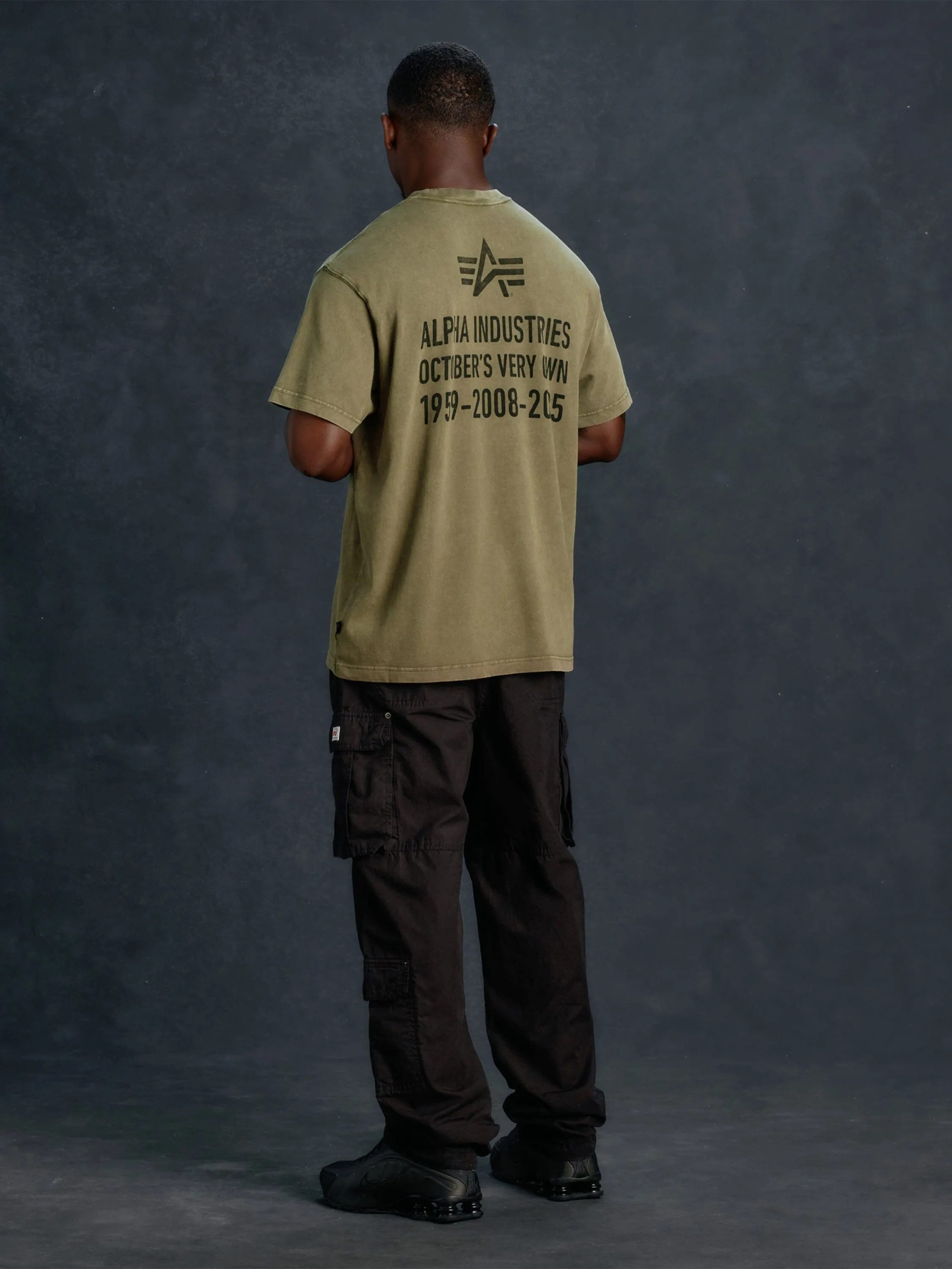 OVO X ALPHA GARMENT DYE T-SHIRT sold by Alpha Industries product image thumbnail 4