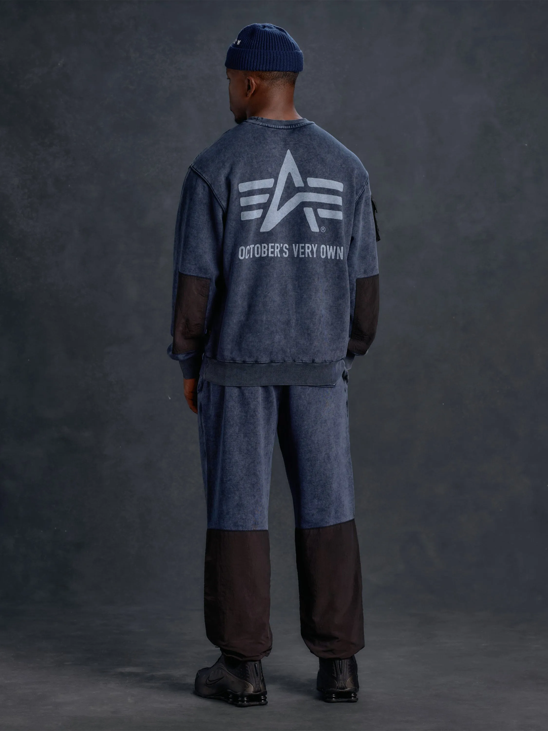 OVO X ALPHA GARMENT DYE CREWNECK sold by Alpha Industries product image thumbnail 2