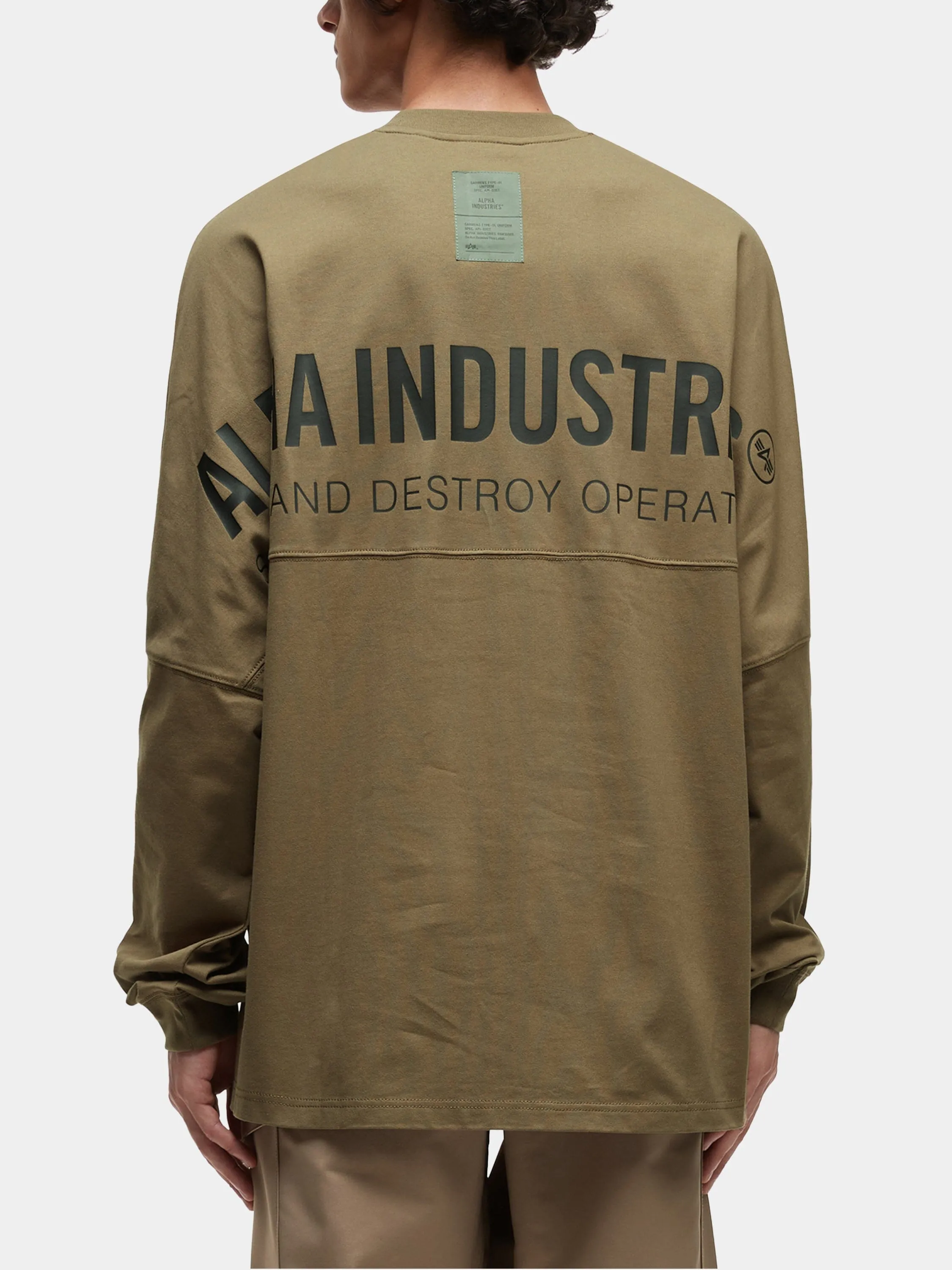 UNFRM LONG-SLEEVED GRAPHIC TEE sold by Alpha Industries product image thumbnail 2