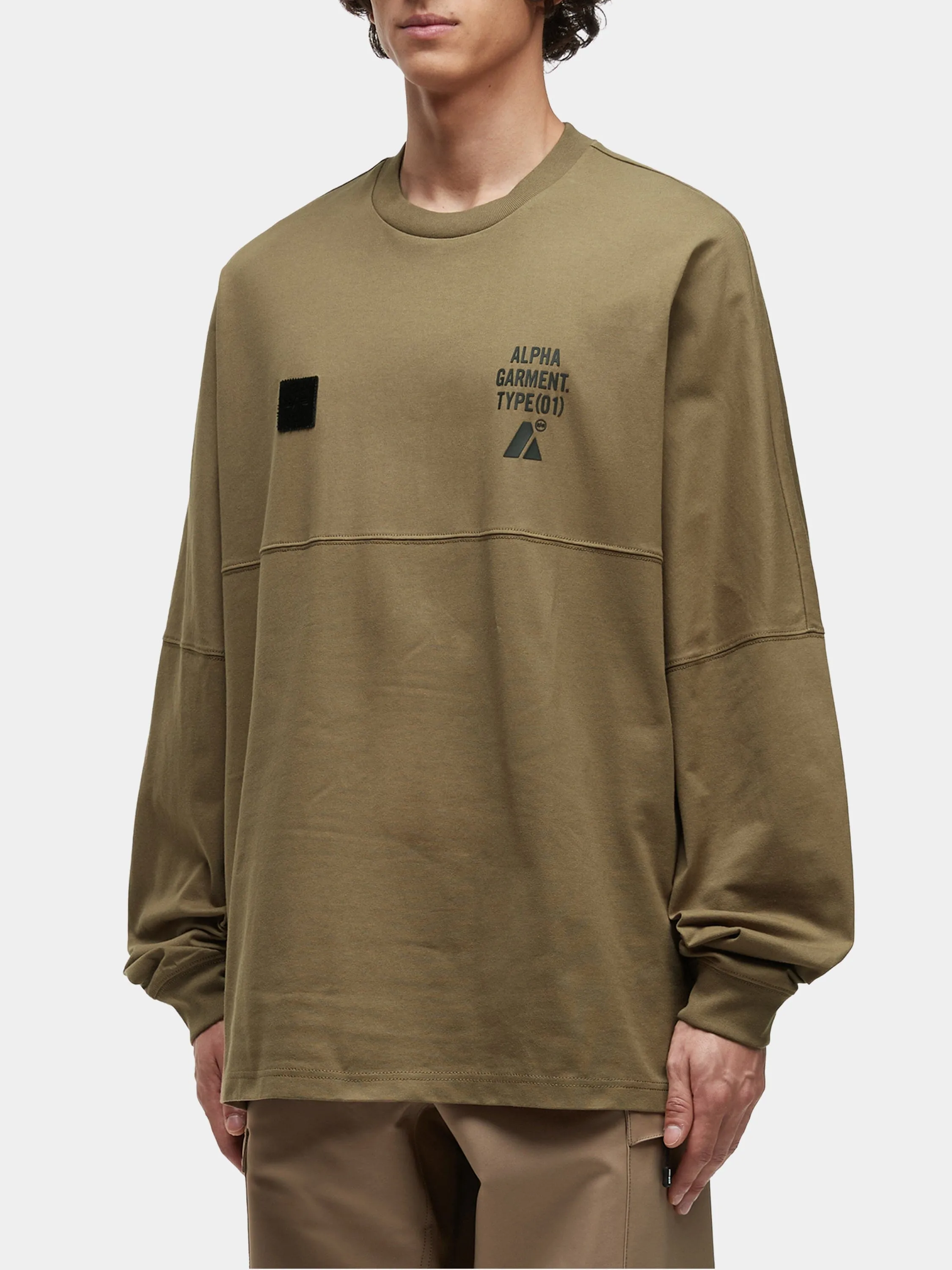 UNFRM LONG-SLEEVED GRAPHIC TEE sold by Alpha Industries product image thumbnail 3