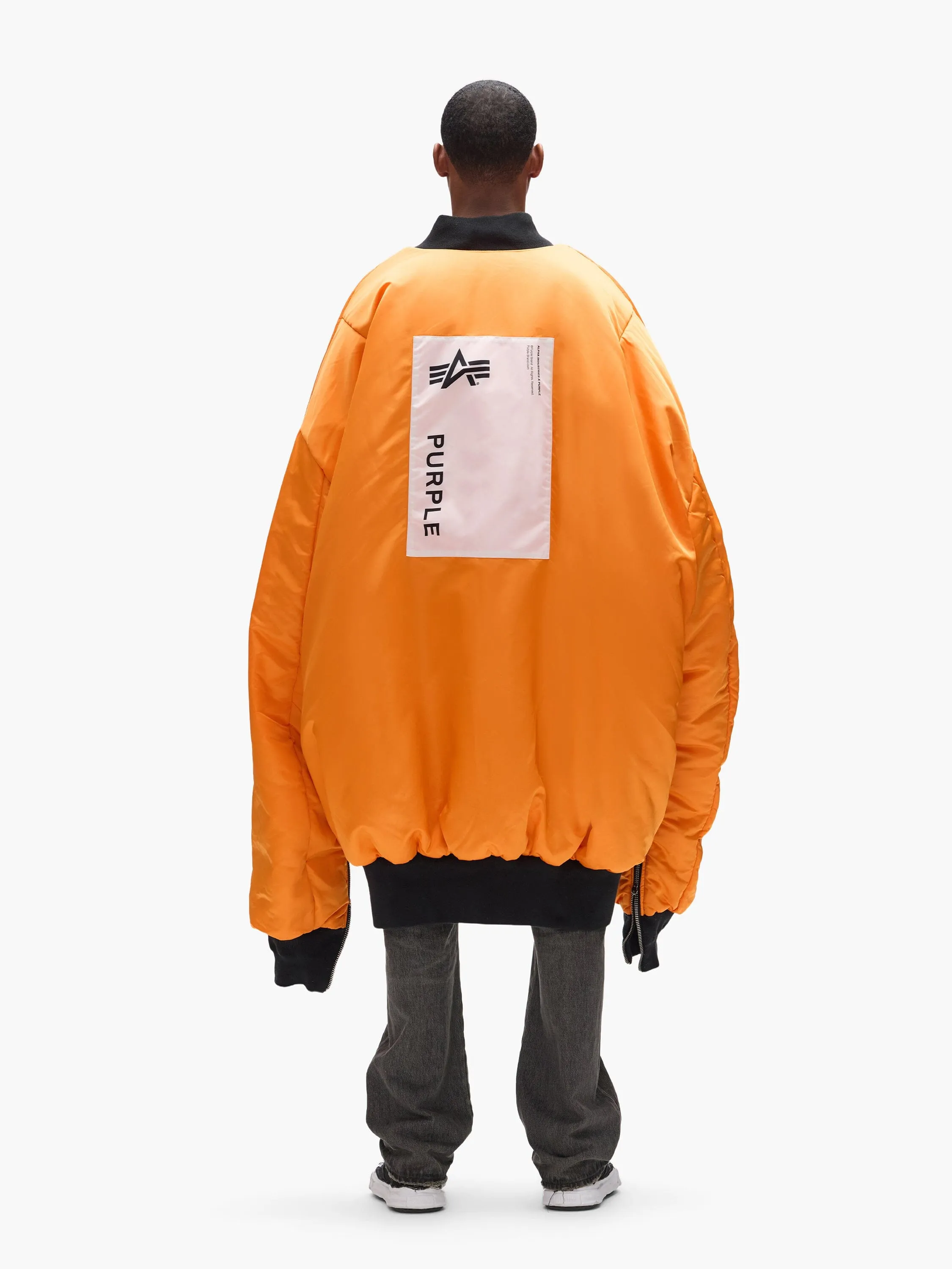 PURPLE X ALPHA GIANT BOMBER sold by Alpha Industries product image thumbnail 2