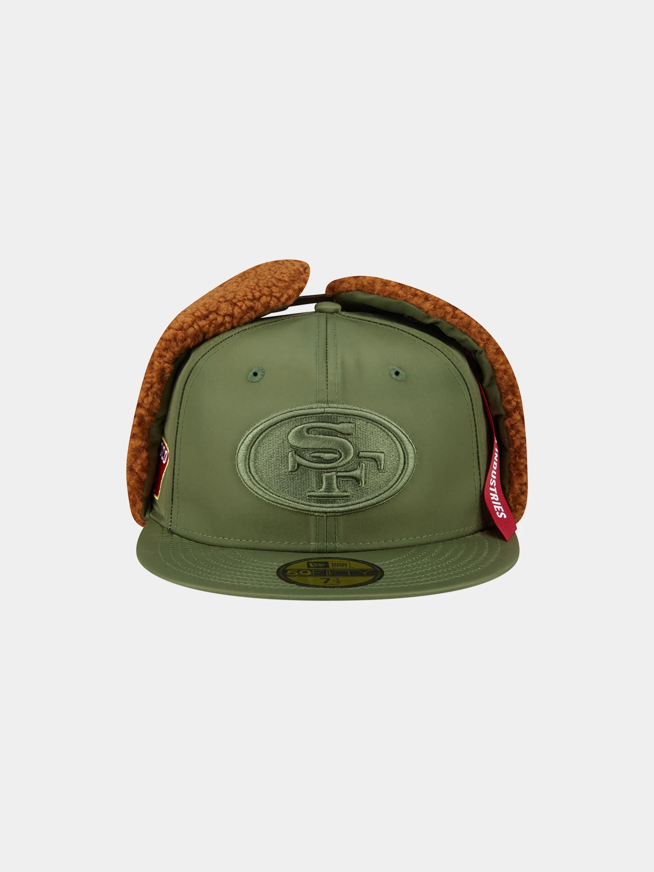 SAN FRANCISCO 49ERS X ALPHA X NEW ERA 5950 DOG EAR CAP (GREEN) sold by Alpha Industries product image thumbnail 3