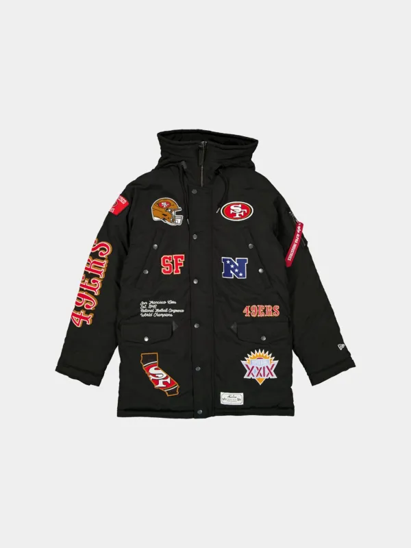 SAN FRANCISCO 49ERS X ALPHA X NEW ERA N-3B PARKA sold by Alpha Industries