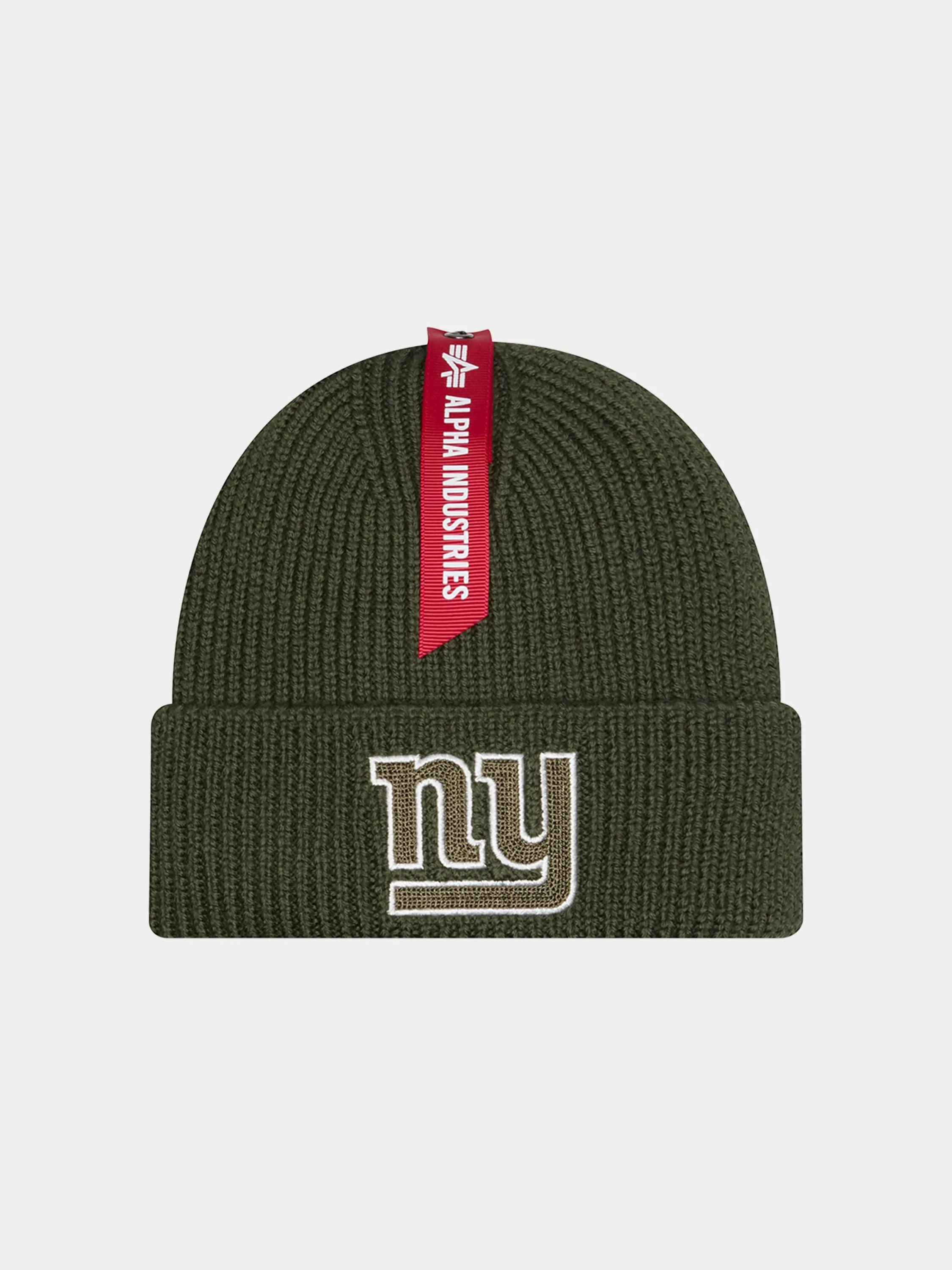 NEW YORK GIANTS X ALPHA X NEW ERA SHORT CUFF BEANIE sold by Alpha Industries