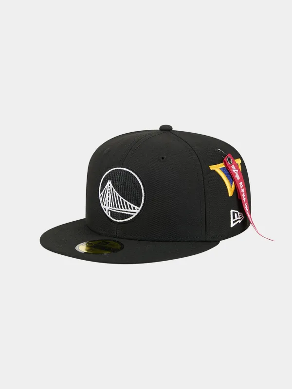GOLDEN STATE WARRIORS X ALPHA X NEW ERA 59FIFTY FITTED CAP sold by Alpha Industries