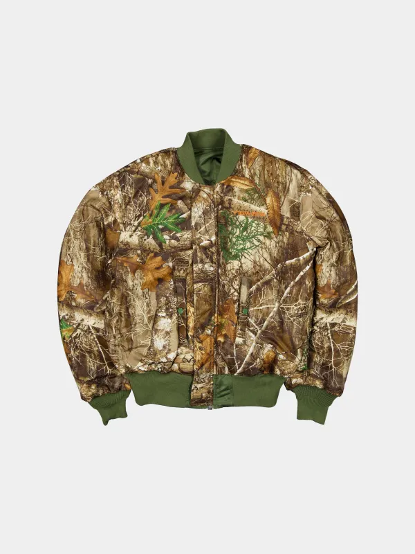 ALPHA X NEW ERA X REALTREE CAMO MA-1 BOMBER JACKET sold by Alpha Industries