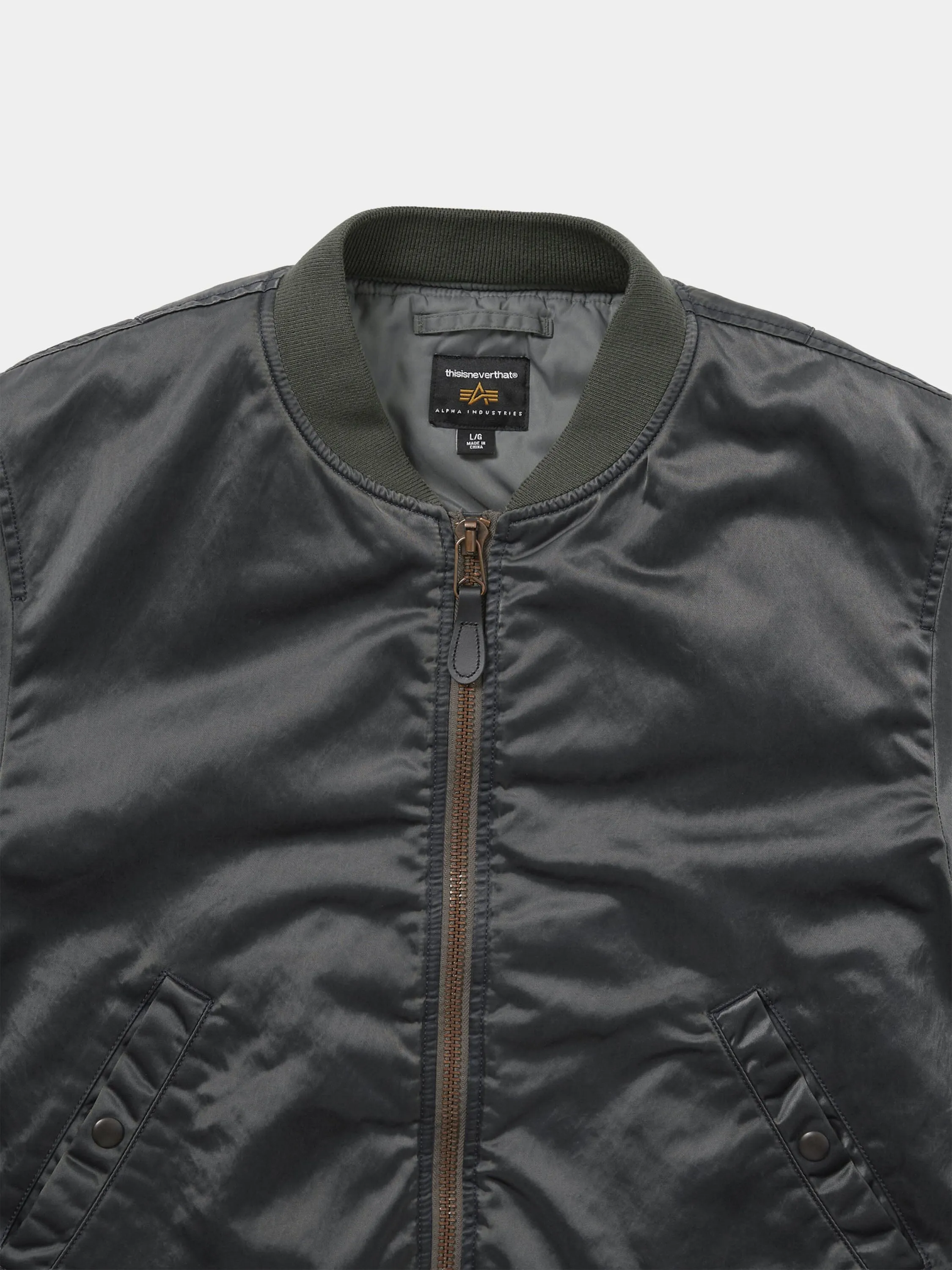 THISISNEVERTHAT X ALPHA MA-1 FLIGHT JACKET sold by Alpha Industries product image thumbnail 4