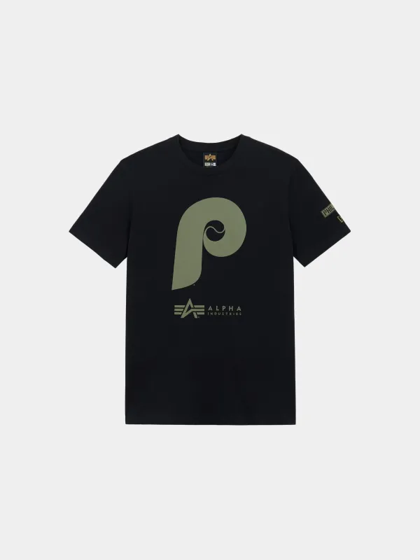 PHILADELPHIA PHILLIES X ALPHA X NEW ERA T-SHIRT sold by Alpha Industries