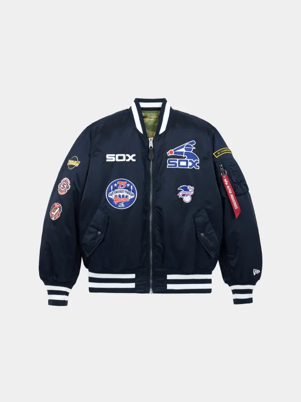 CHICAGO WHITE SOX X ALPHA X NEW ERA MA-1 BOMBER JACKET sold by Alpha Industries