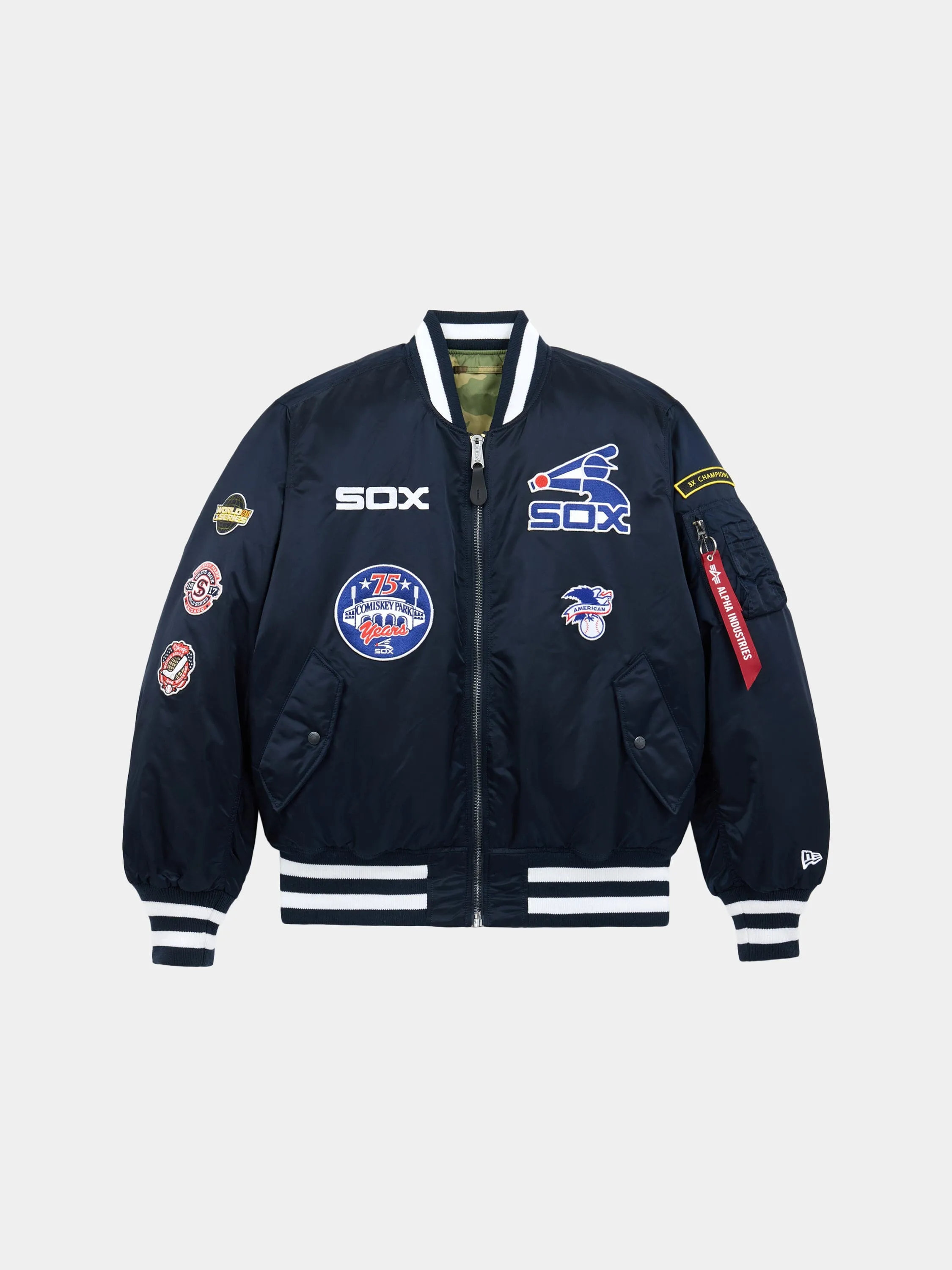 CHICAGO WHITE SOX X ALPHA X NEW ERA MA-1 BOMBER JACKET sold by Alpha Industries