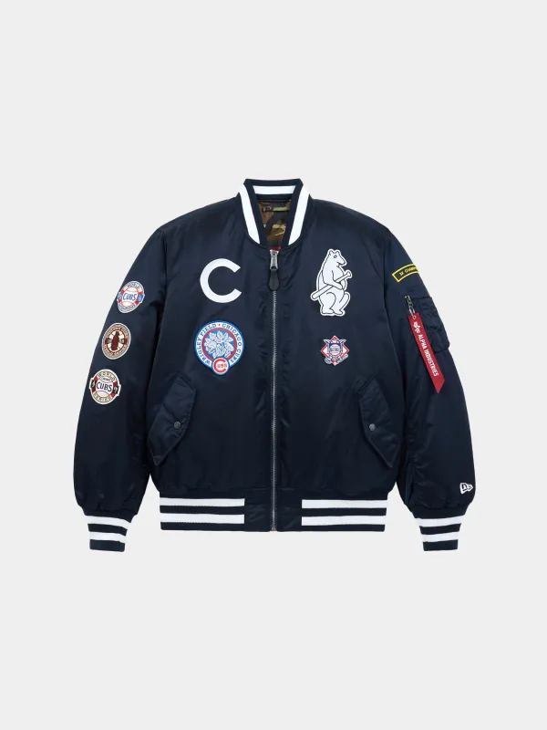 CHICAGO CUBS X ALPHA X NEW ERA MA-1 BOMBER JACKET sold by Alpha Industries