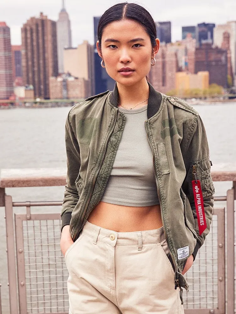 WOMEN'S M-65 CARGO PANT (LIMESTONE) sold by Alpha Industries product image thumbnail 4