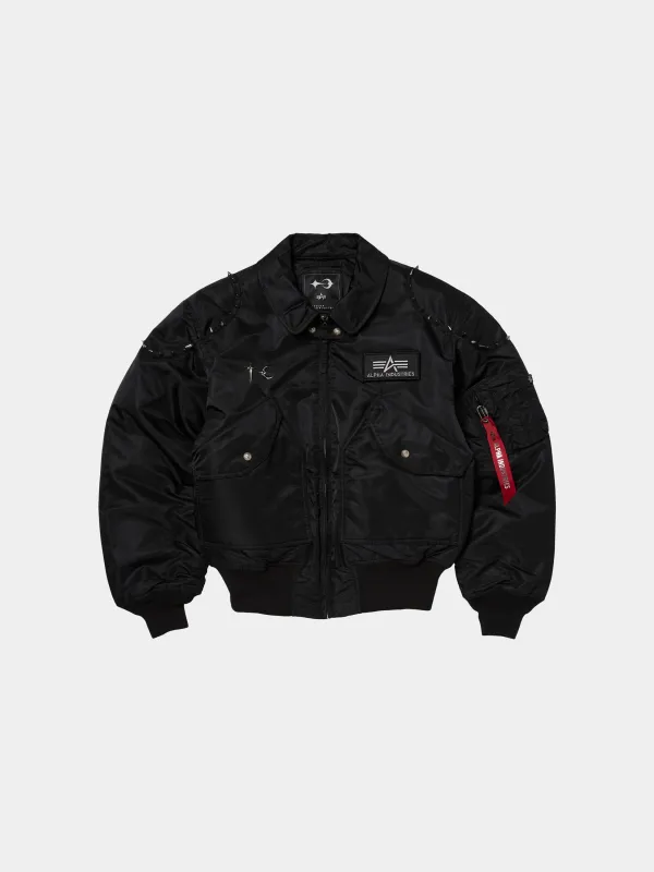 THUG CLUB X ALPHA CWU 45/P STUDDED JACKET sold by Alpha Industries