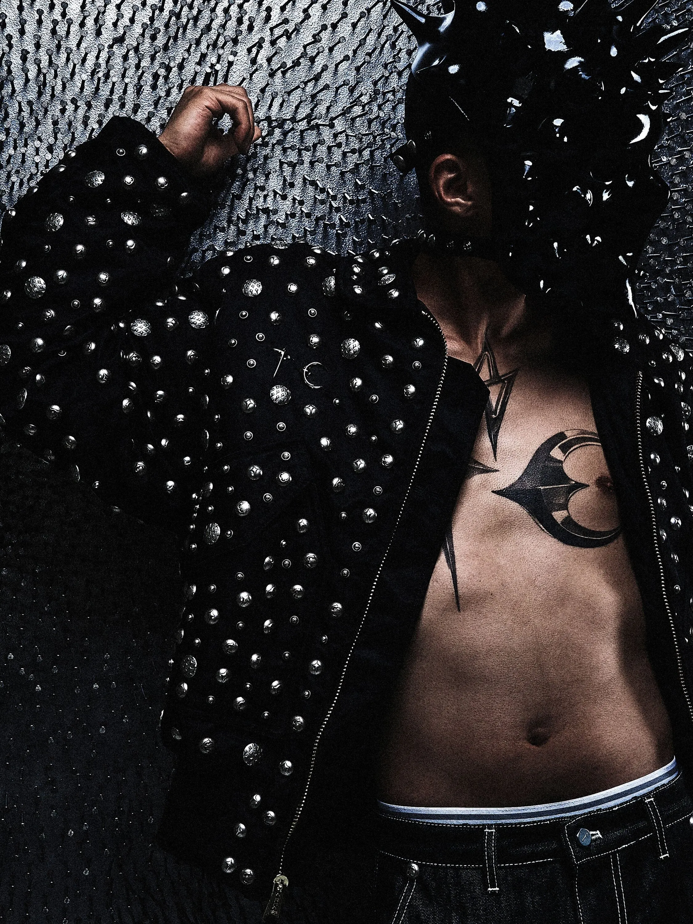 THUG CLUB X ALPHA CWU 45/P ALL OVER RIVET JACKET sold by Alpha Industries product image thumbnail 3