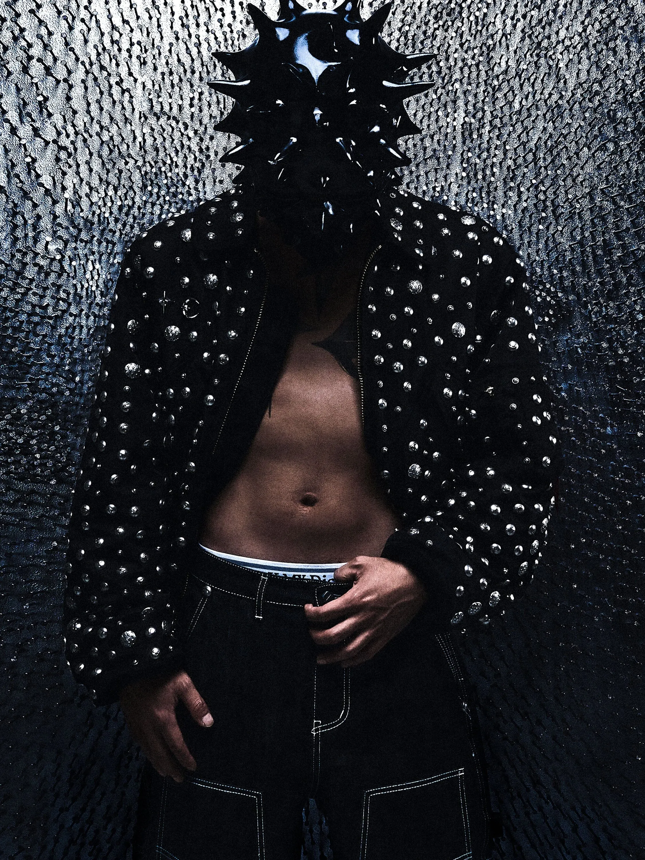 THUG CLUB X ALPHA CWU 45/P ALL OVER RIVET JACKET sold by Alpha Industries product image thumbnail 4