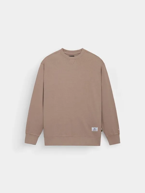 ESSENTIAL FRENCH TERRY CREWNECK GEN II (ATLAS KHAKI) sold by Alpha Industries