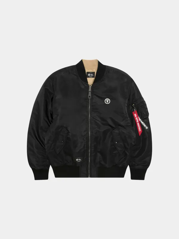 AAPE X ALPHA MA-1 BOMBER JACKET sold by Alpha Industries