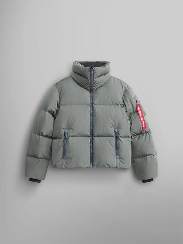 SIERRA SHORT PUFFER PARKA WOMENS (FIELD GRAY) sold by Alpha Industries