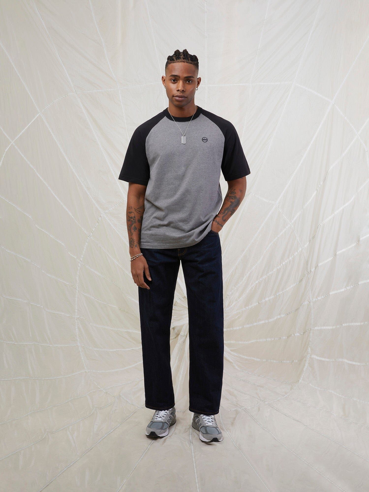 ESSENTIAL RAGLAN TEE sold by Alpha Industries product image thumbnail 5