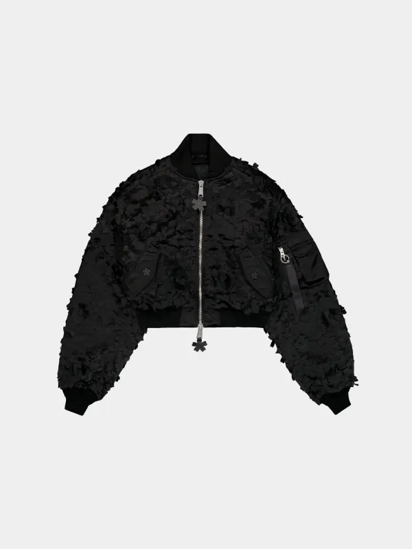 CECILIE BAHNSEN X ALPHA MA-1 LASER CUT BOMBER sold by Alpha Industries