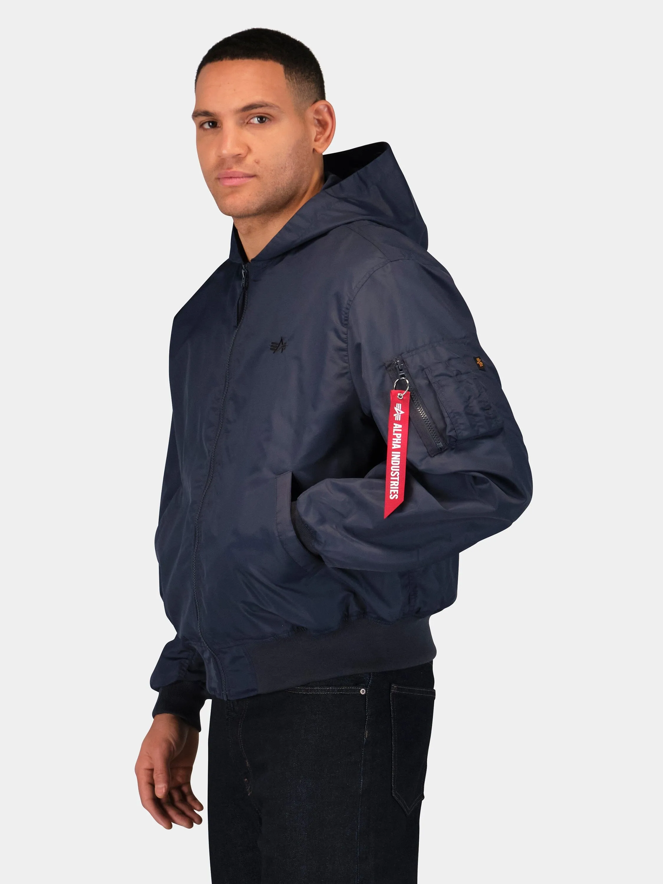 LOGO L-2B HOODED HUNTER FLIGHT JACKET sold by Alpha Industries product image thumbnail 3
