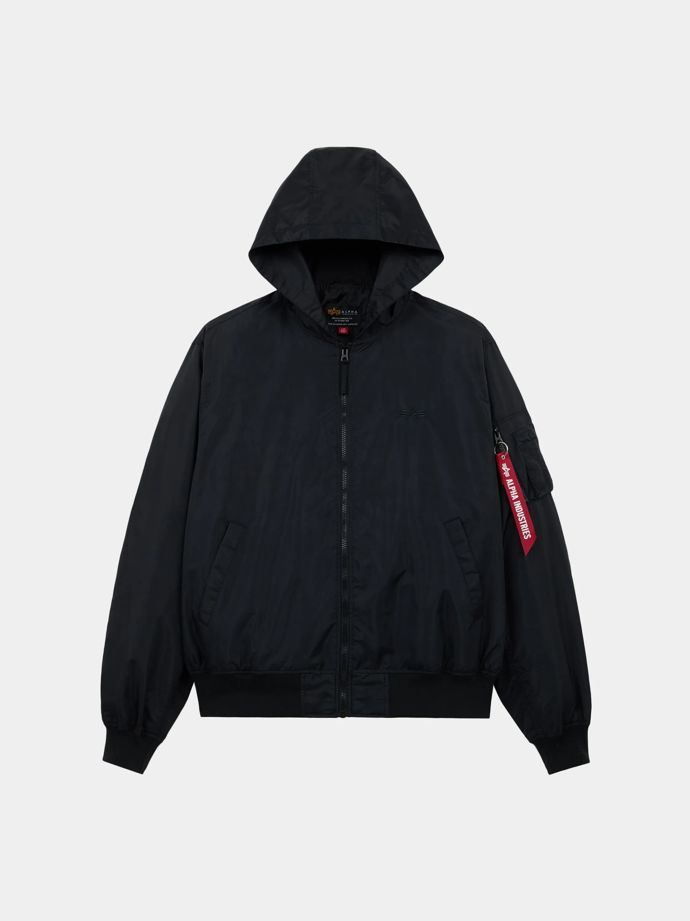 LOGO L-2B HOODED HUNTER FLIGHT JACKET sold by Alpha Industries product image thumbnail 5