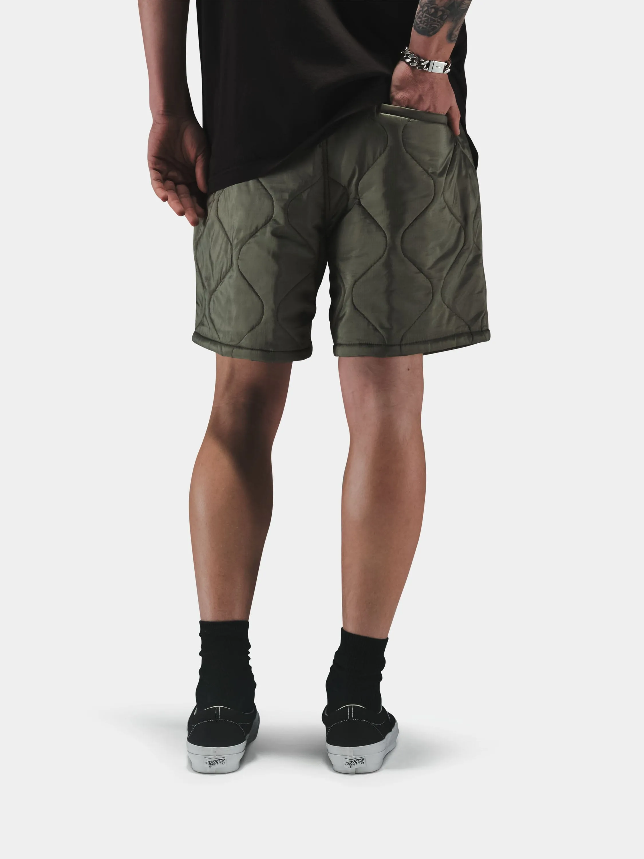 RELAXED QUILTED SHORT sold by Alpha Industries product image thumbnail 5