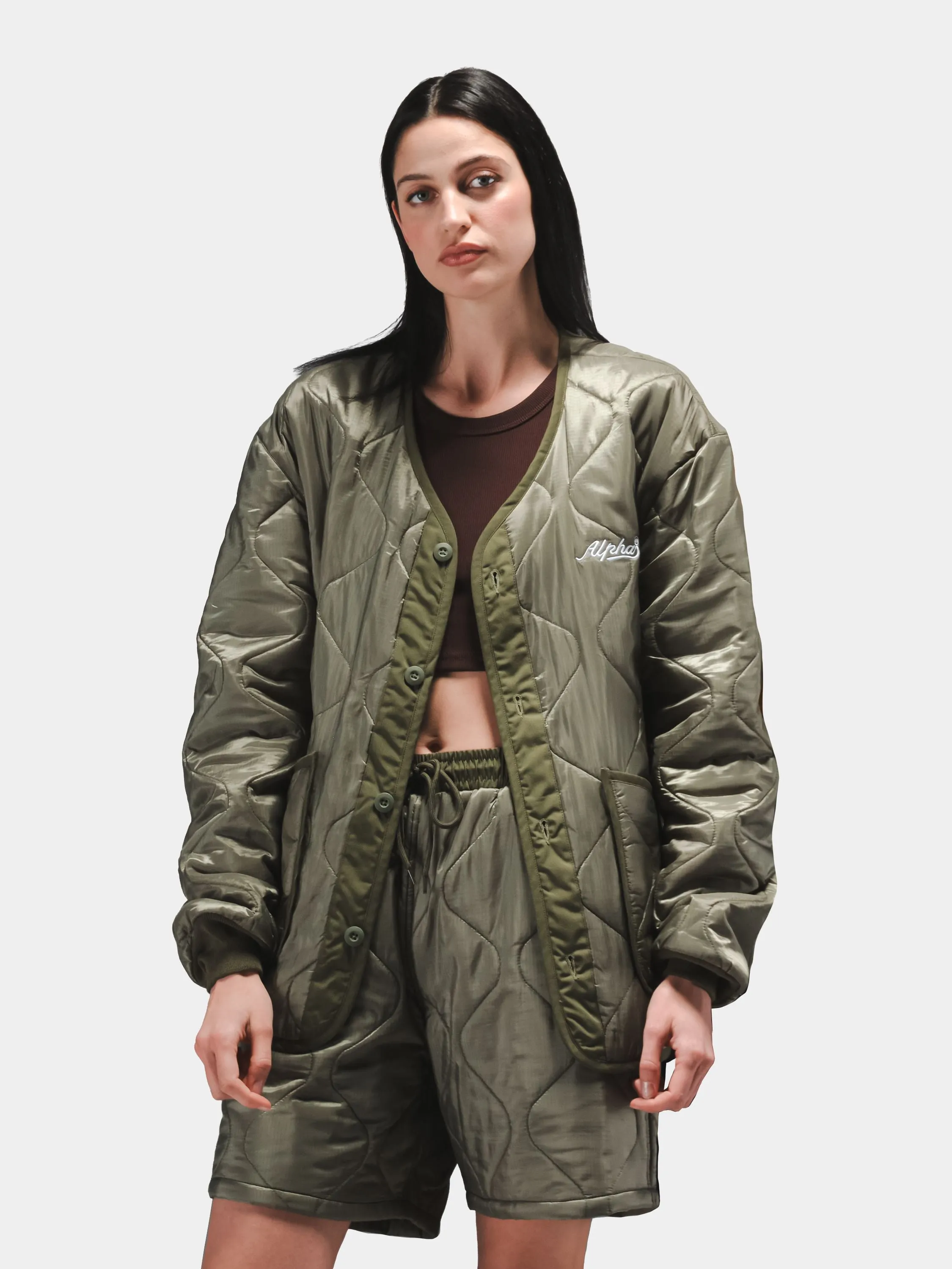 RELAXED QUILTED SHORT sold by Alpha Industries product image thumbnail 2