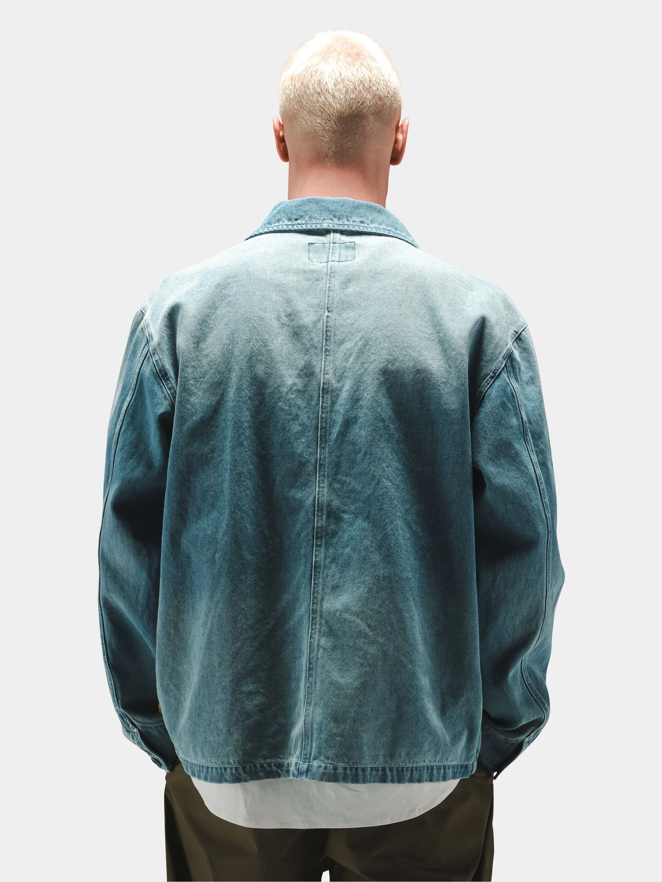 DENIM RELAXED CHORE COAT sold by Alpha Industries product image thumbnail 4