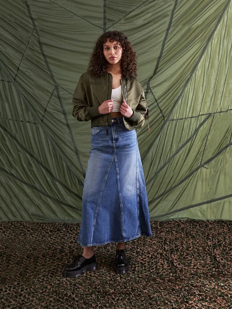 L-2B CROPPED GEN II BOMBER JACKET WOMENS sold by Alpha Industries product image thumbnail 5