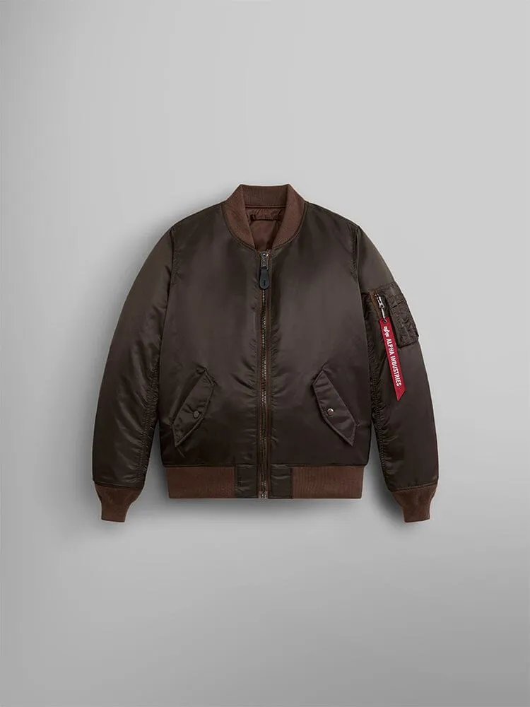 MA-1 BOMBER JACKET WOMENS (CHOCOLATE) sold by Alpha Industries