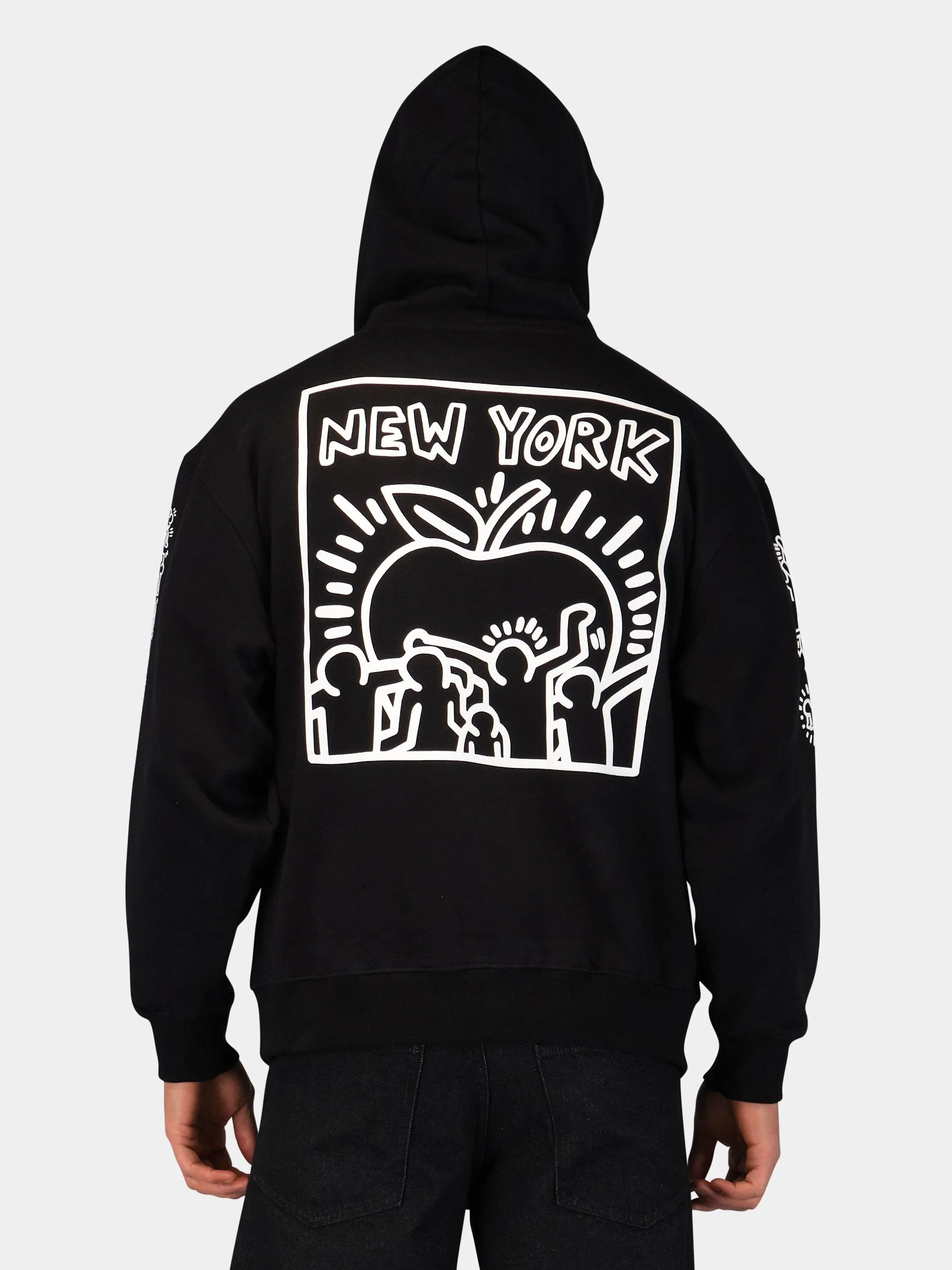 KEITH HARING X ALPHA NEW YORK GRAPHIC HOODIE sold by Alpha Industries product image thumbnail 2