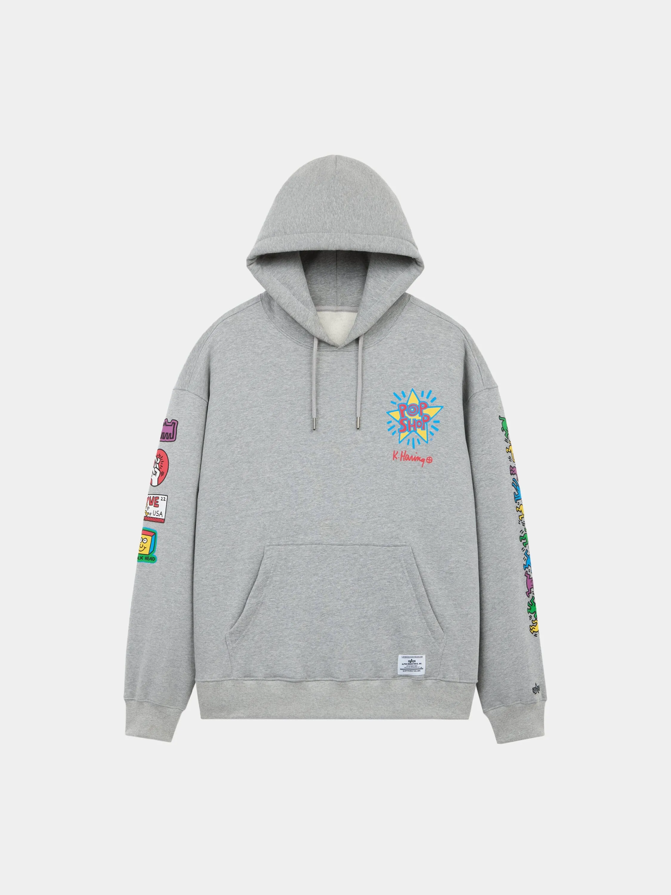 KEITH HARING X ALPHA POP SHOP GRAPHIC HOODIE sold by Alpha Industries