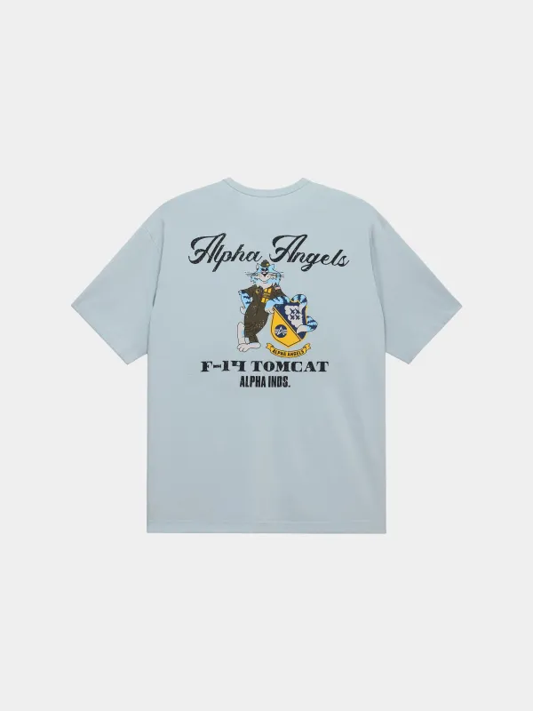 RELAXED ALPHA ANGELS TEE made by Alpha Industries