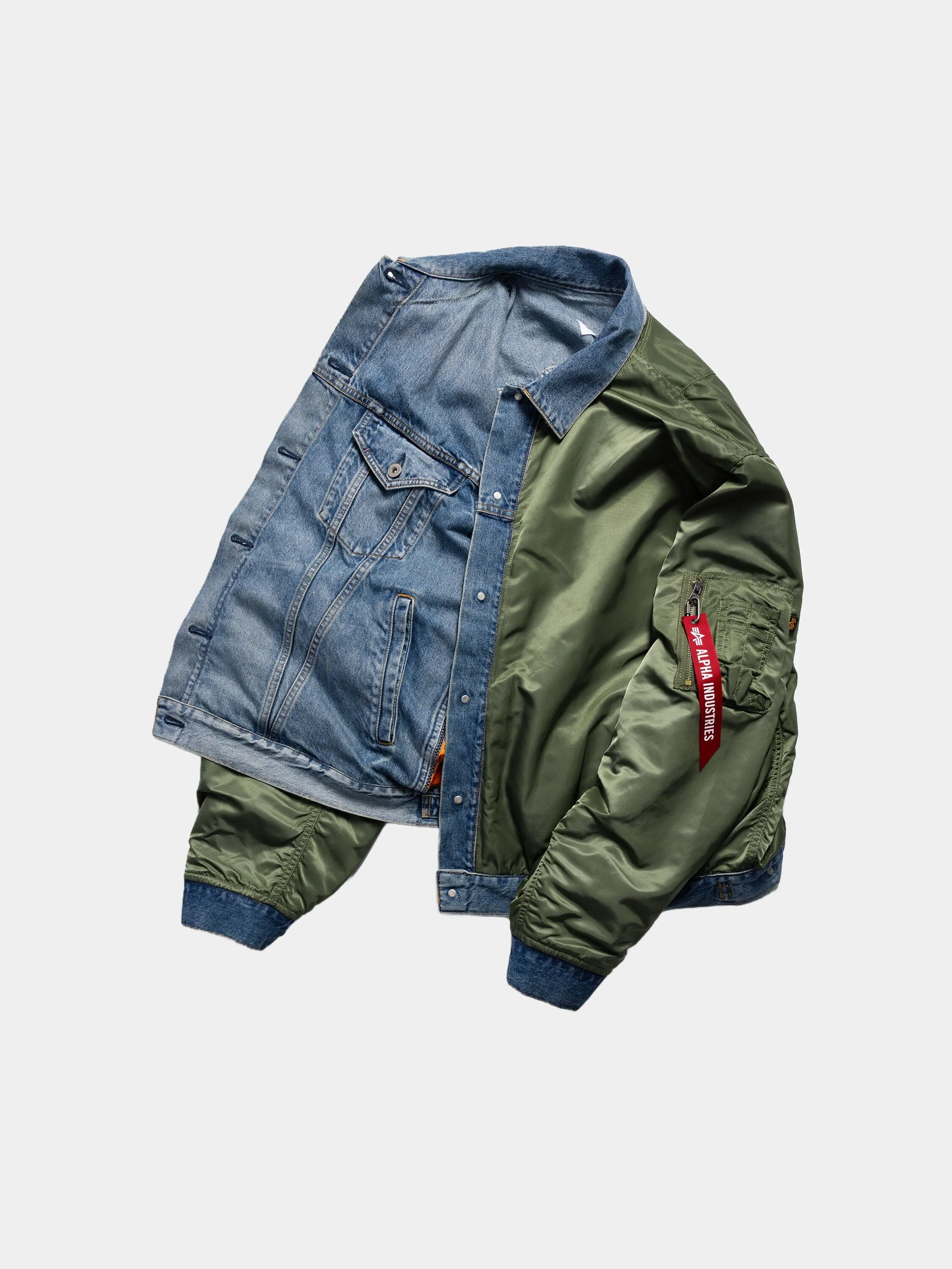 JUNYA WATANABE X ALPHA DECONSTRUCTED MA-1 BOMBER JACKET sold by Alpha Industries product image thumbnail 3
