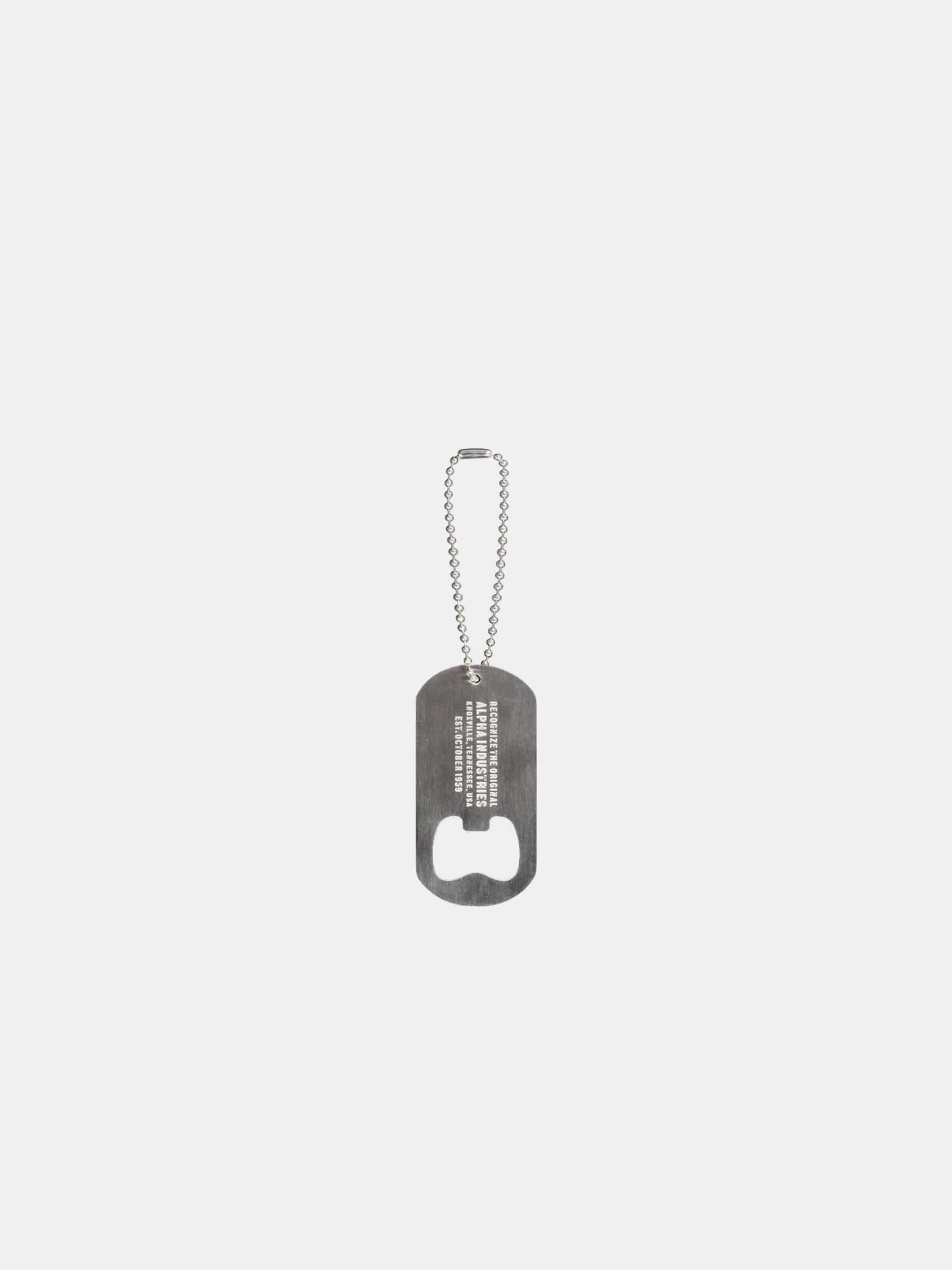 EMBOSSED BOTTLE OPENER KEYCHAIN sold by Alpha Industries