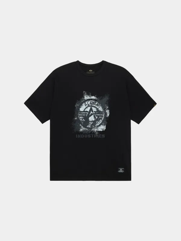 RELAXED FADED PRINT TEE made by Alpha Industries