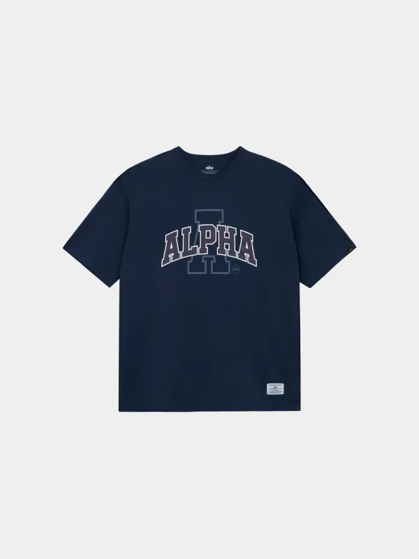 RELAXED COLLEGIATE A TEE made by Alpha Industries