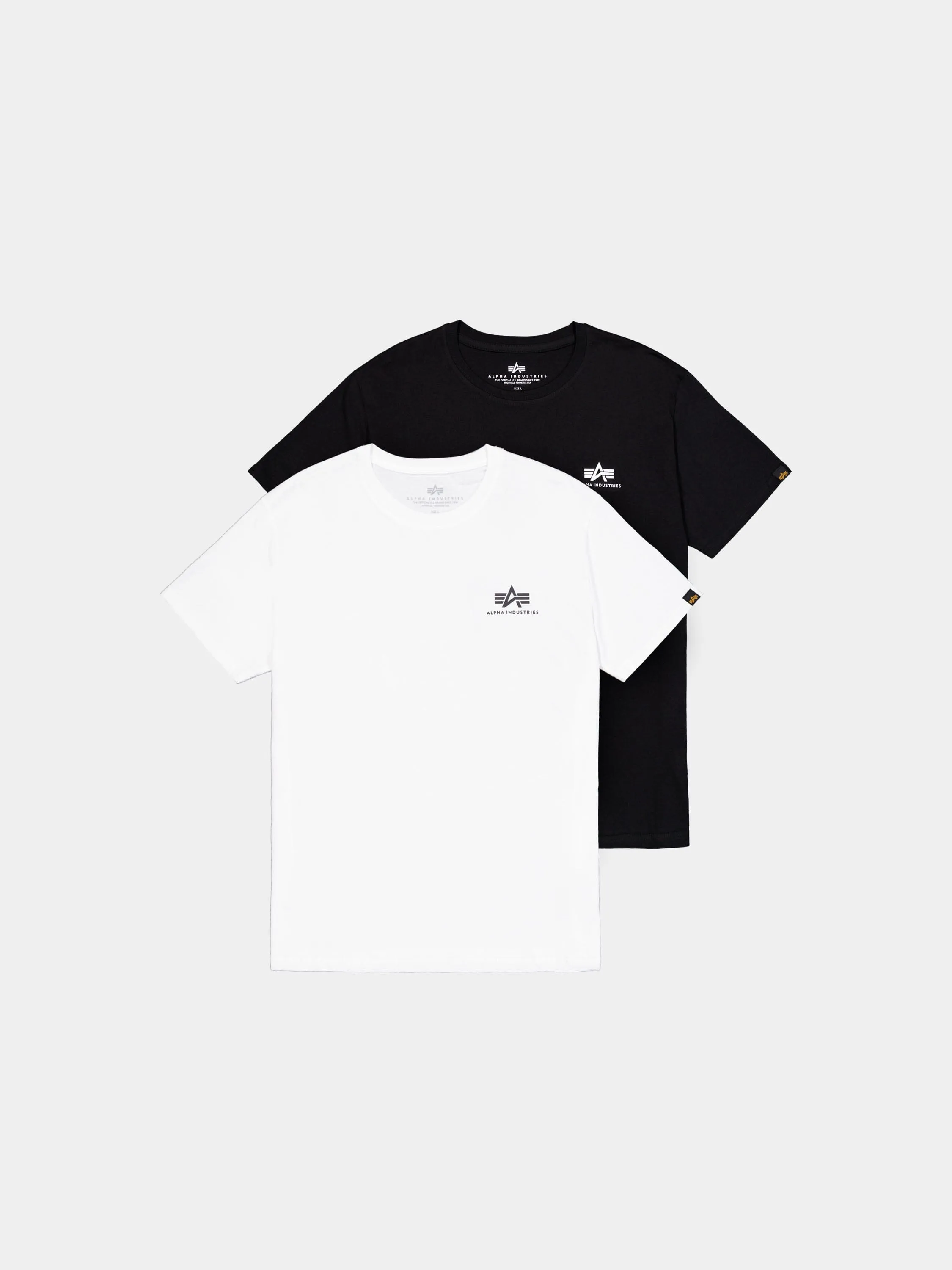 BASIC SMALL LOGO T-SHIRT 2 PACK sold by Alpha Industries