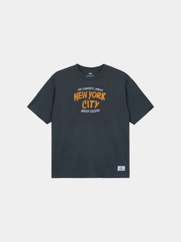 CONCRETE JUNGLE TEE made by Alpha Industries