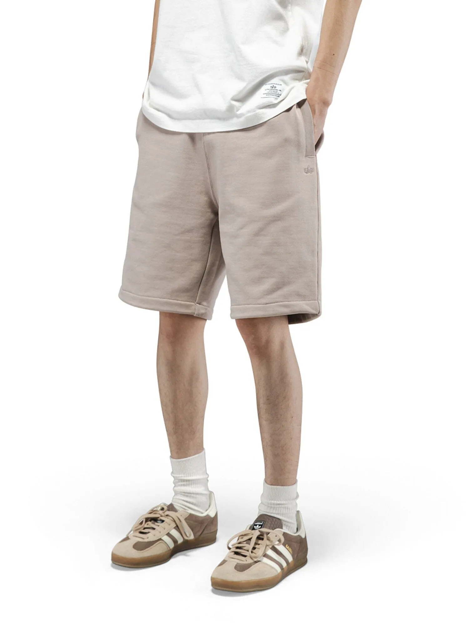 ESSENTIAL FRENCH TERRY SHORT (ATLAS KHAKI) sold by Alpha Industries product image thumbnail 2