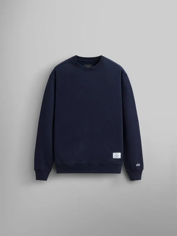 ESSENTIAL CREWNECK (REPLICA BLUE) made by Alpha Industries