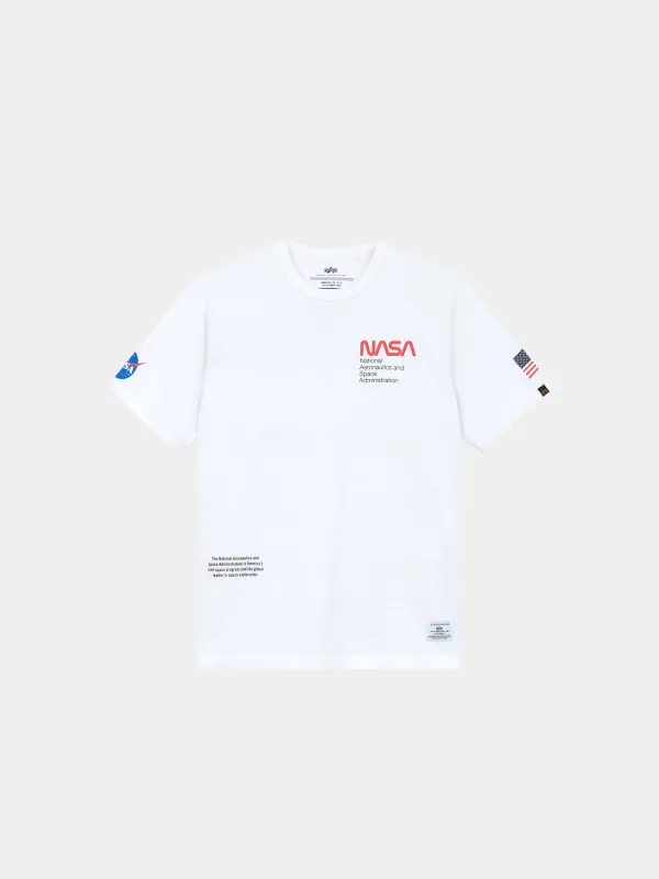 NASA WORM LOGO GEN II TEE made by Alpha Industries