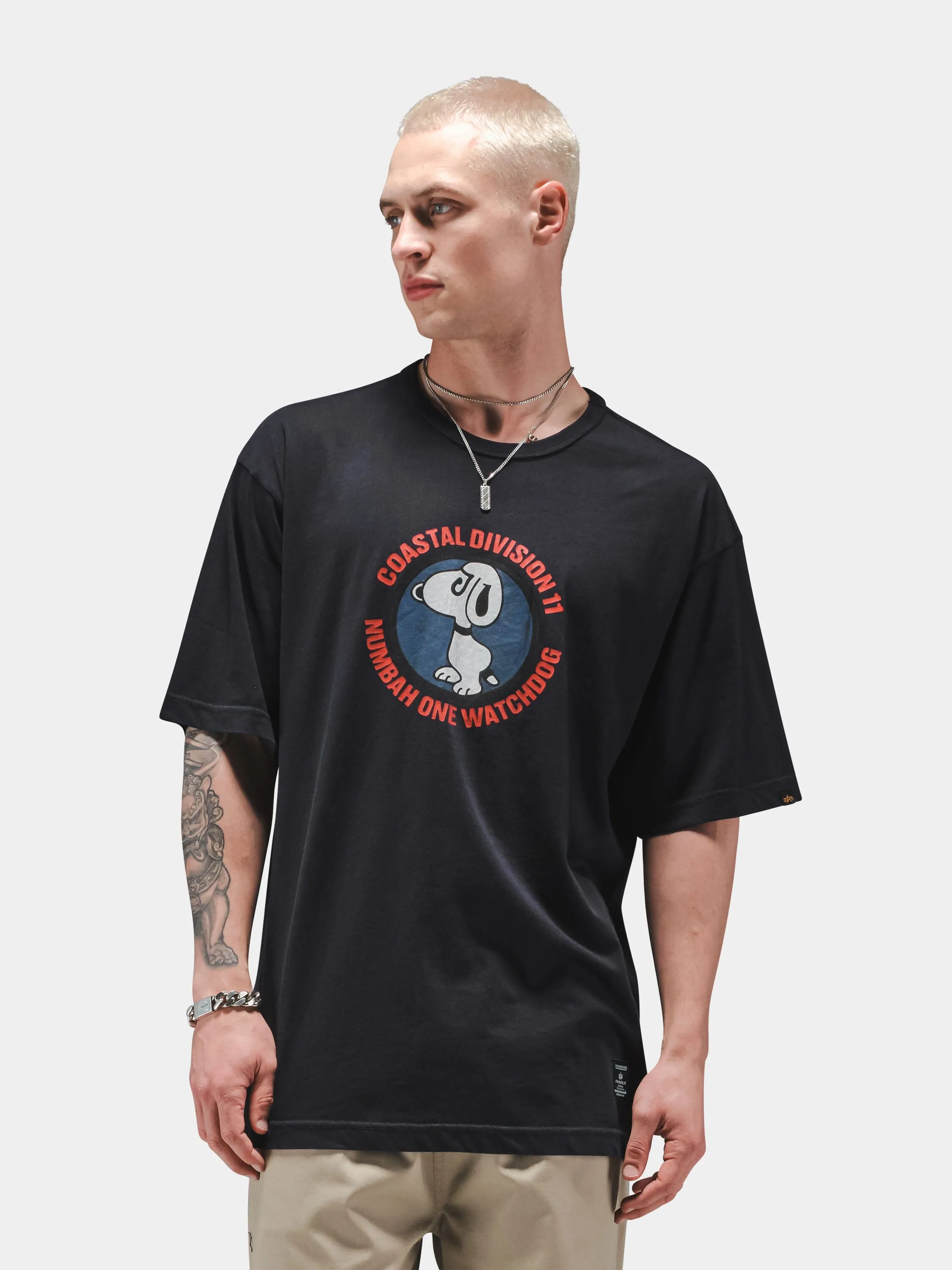 RELAXED WATCH DOG TEE (BLACK) sold by Alpha Industries product image thumbnail 2