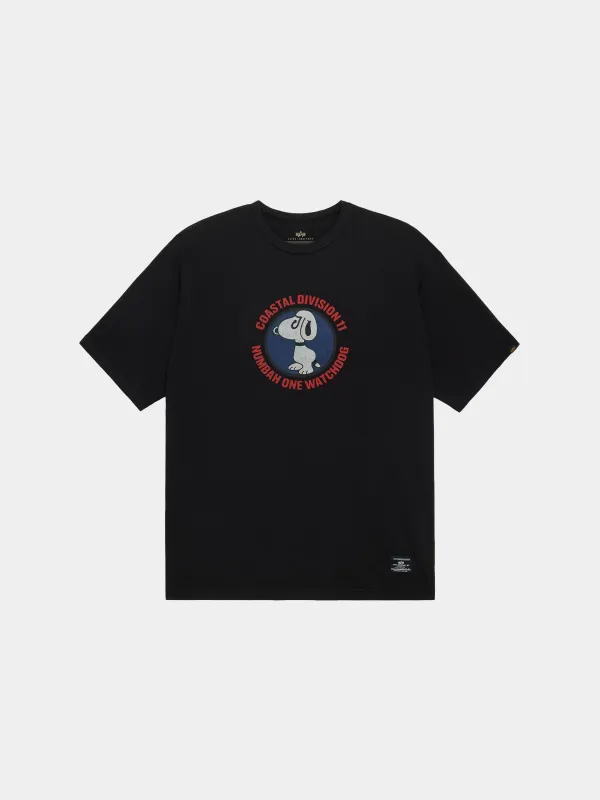 RELAXED WATCH DOG TEE (BLACK) made by Alpha Industries