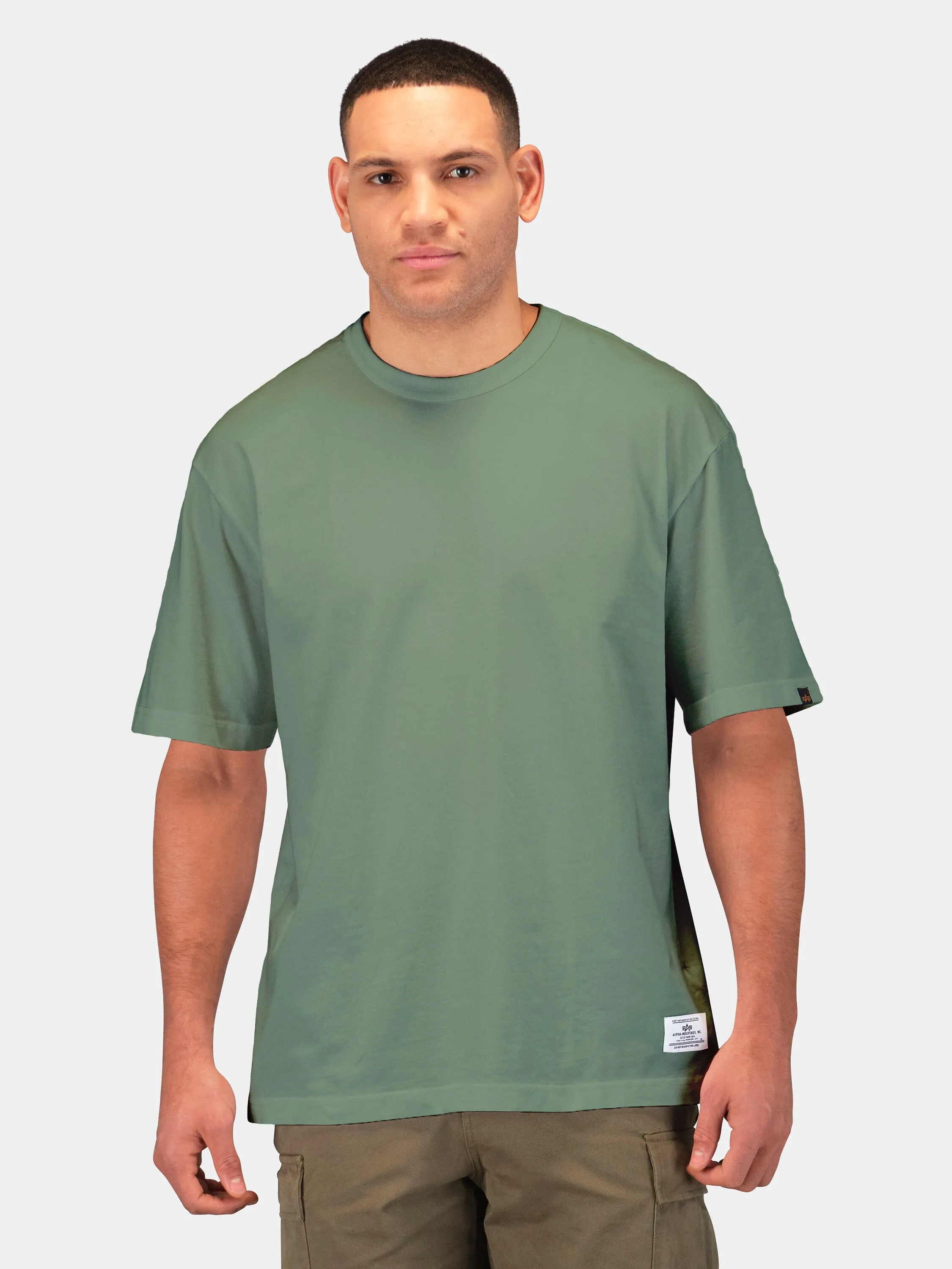 RELAXED SHORT SLEEVE TEE (MOSS, TUMBLEWEED, REPLICA BLUE, MID GRAY) sold by Alpha Industries product image thumbnail 2