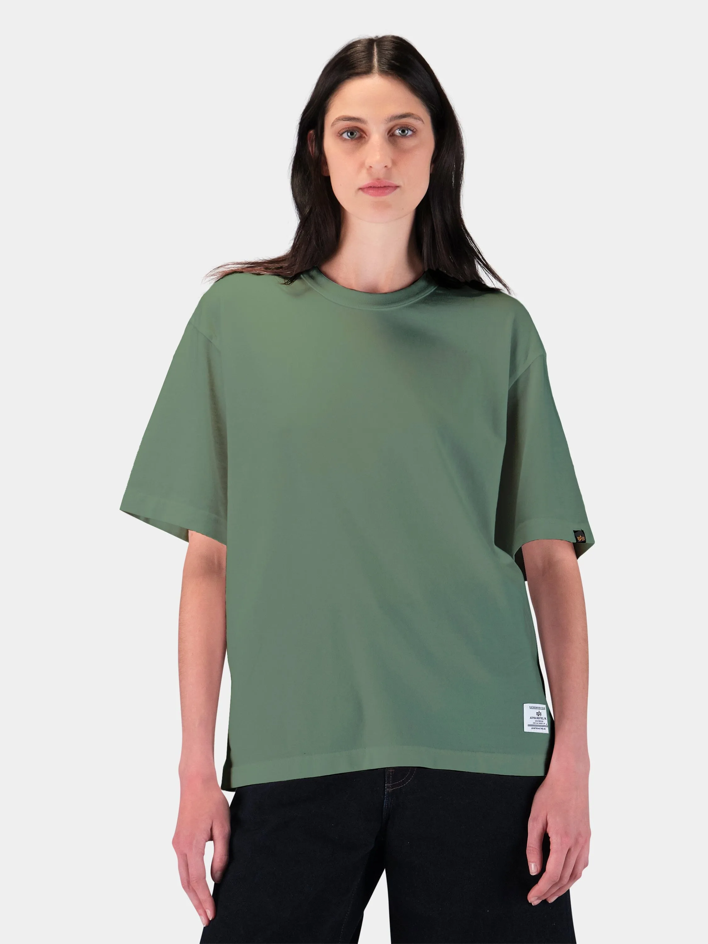 RELAXED SHORT SLEEVE TEE (MOSS, TUMBLEWEED, REPLICA BLUE, MID GRAY) sold by Alpha Industries product image thumbnail 3